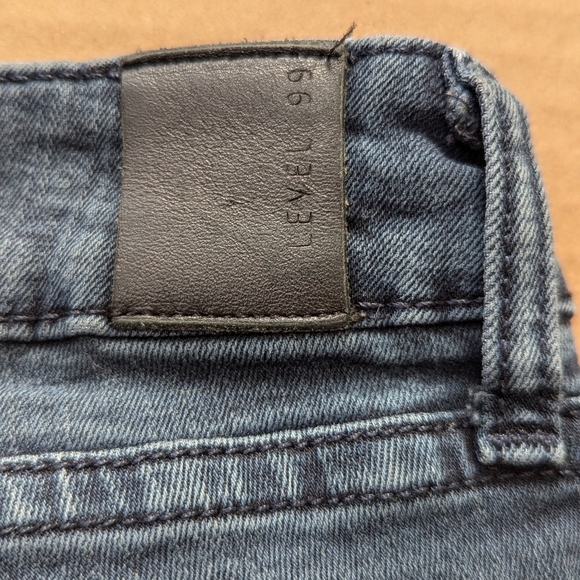 Level 99 kick boot denim blue jeans size 29 Petite - Picture 7 of 10